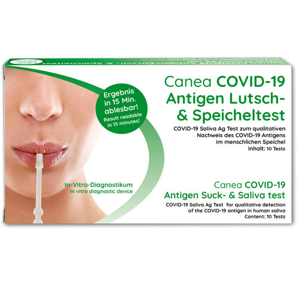 CANEA COVID-19 SARS-COV-2 Antigen Lutsch- & Speicheltest