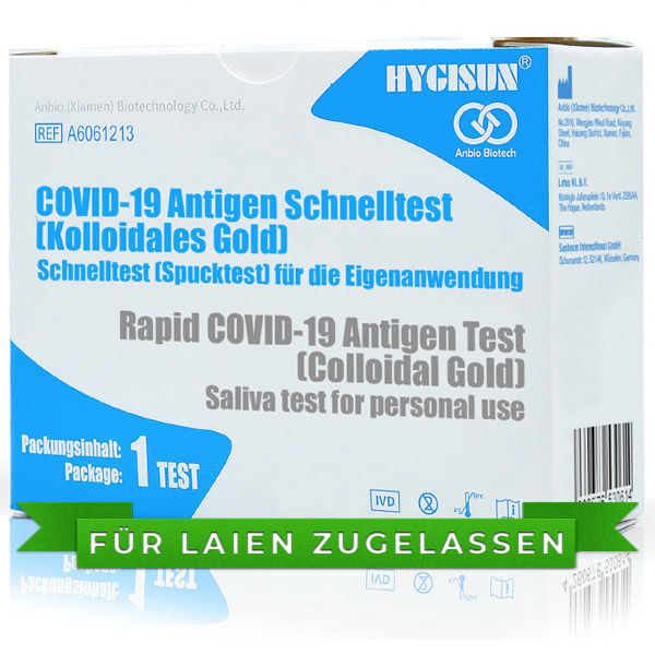 HYGISUN COVID-19 Antigen Schnelltest / SPUCKTEST